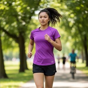 REI Purple Athletic Running T-Shirt Size S